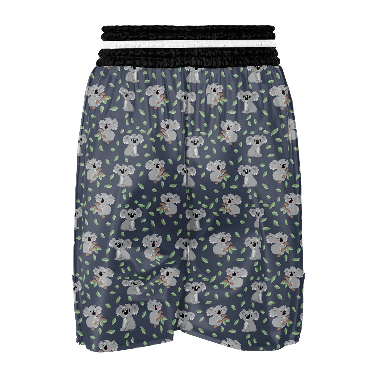 Koala Grey Print Pattern Boxing Shorts-grizzshop