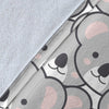 Koala Pattern Print Blanket-grizzshop