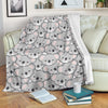 Koala Pattern Print Blanket-grizzshop