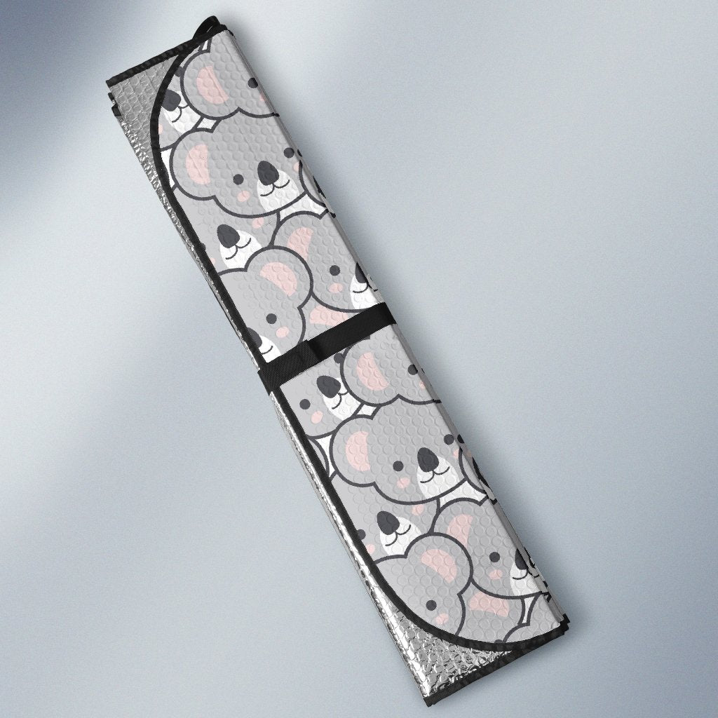 Koala Pattern Print Car Sun Shade-grizzshop