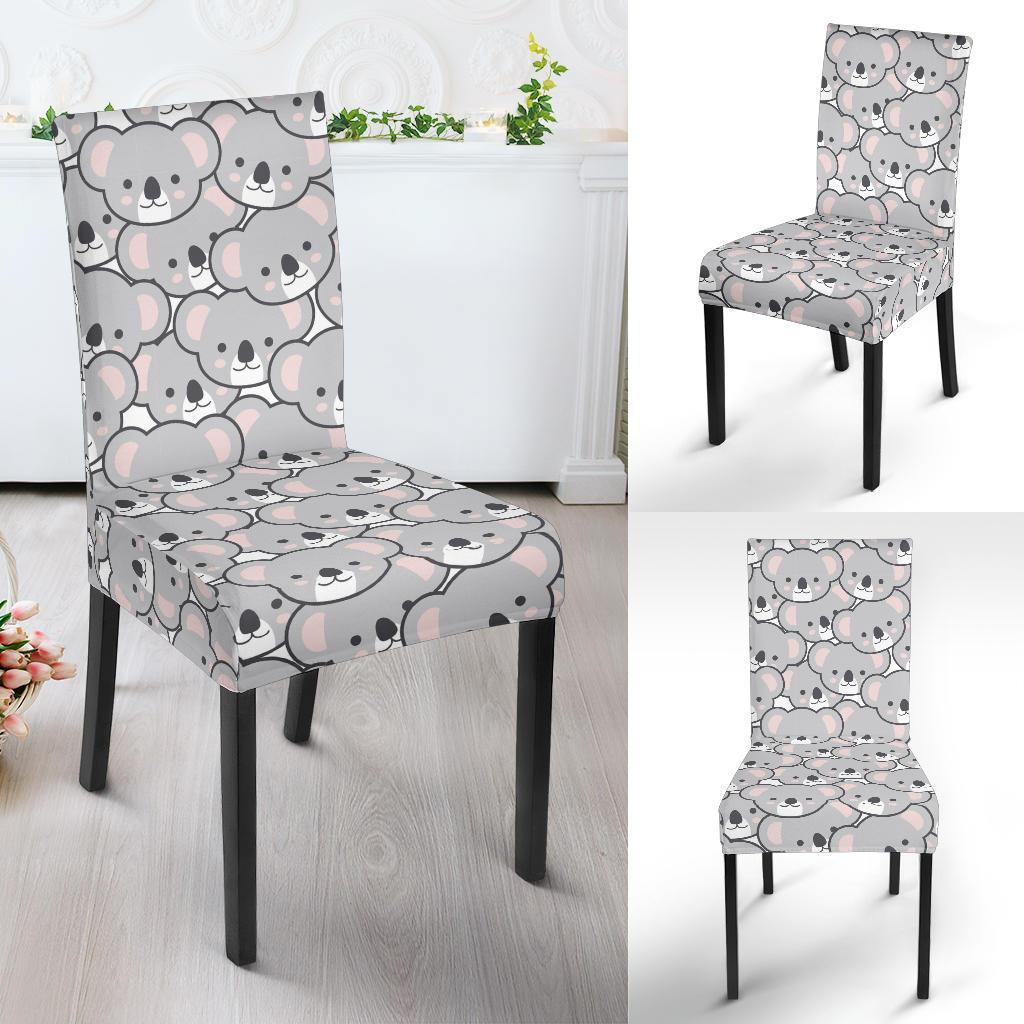 Koala Pattern Print Chair Cover-grizzshop