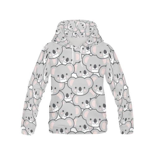 Koala Pattern Print Men Pullover Hoodie-grizzshop