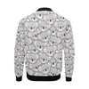 Koala Pattern Print Men's Bomber Jacket-grizzshop