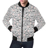 Koala Pattern Print Men's Bomber Jacket-grizzshop