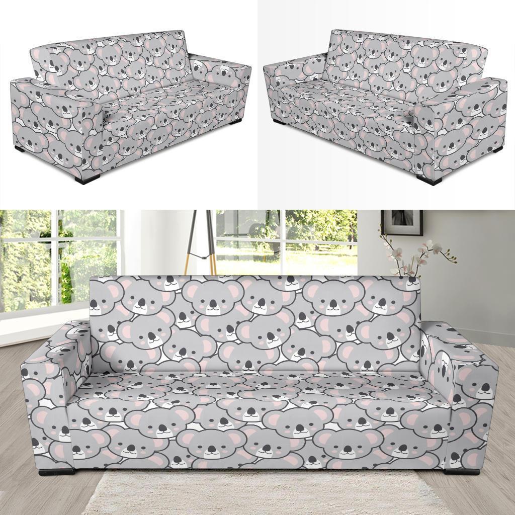 Koala Pattern Print Sofa Covers-grizzshop