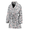 Koala Pattern Print Women Long Robe-grizzshop