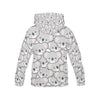 Koala Pattern Print Women Pullover Hoodie-grizzshop