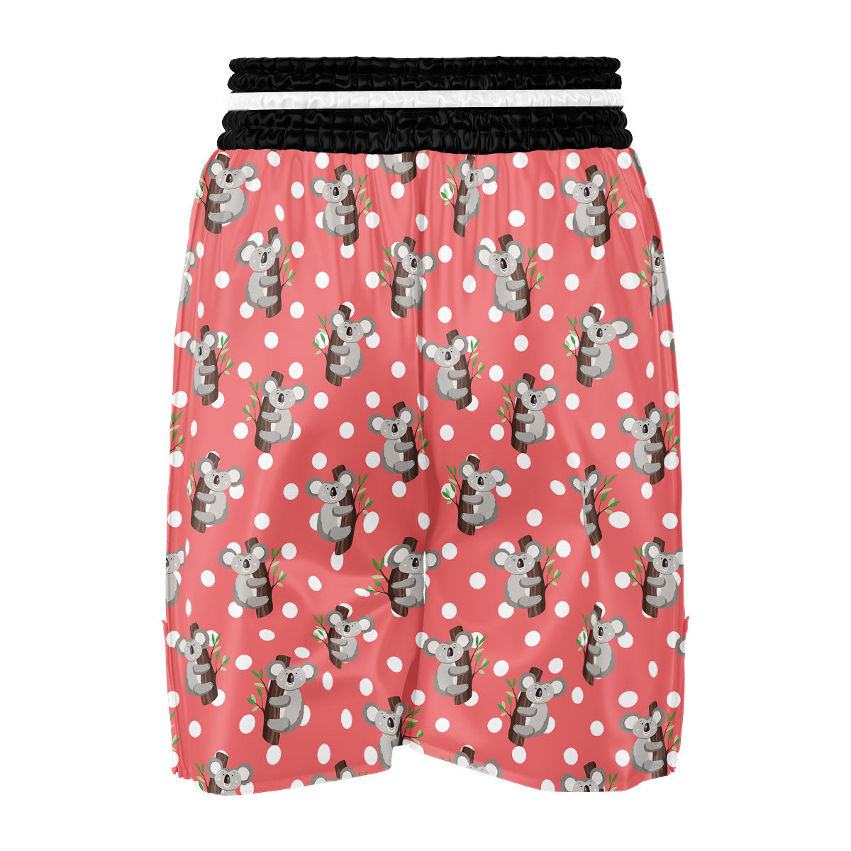Koala Polka Dot Print Pattern Boxing Shorts-grizzshop