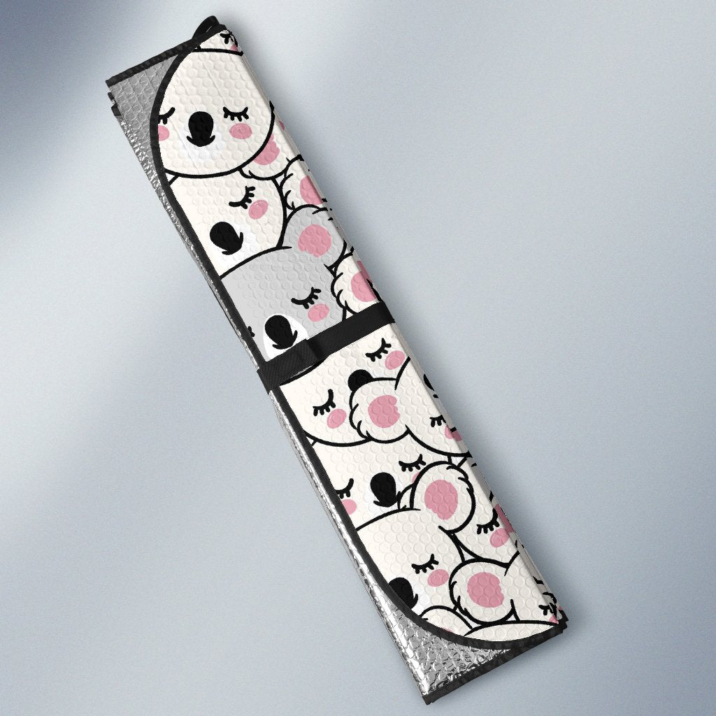 Koala Print Pattern Car Sun Shade-grizzshop