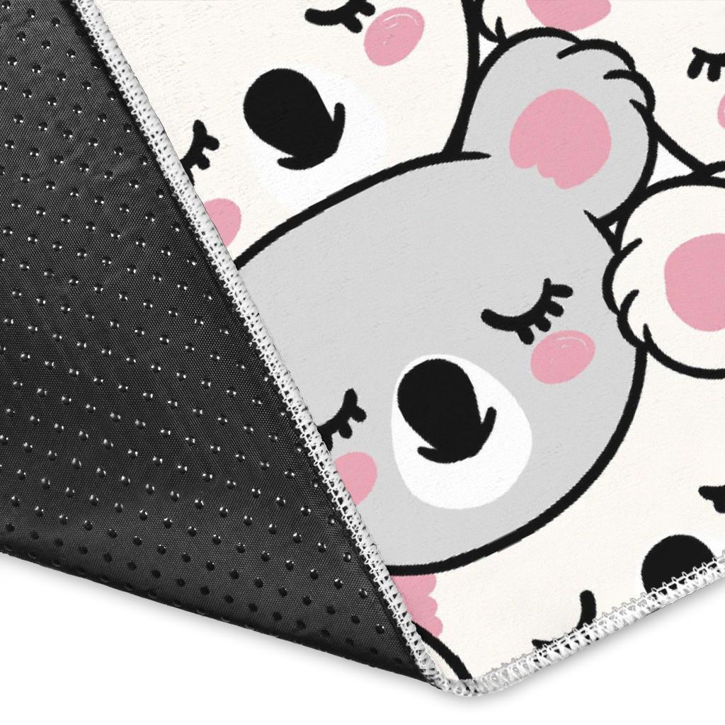 Koala Print Pattern Floor Mat-grizzshop