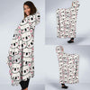 Koala Print Pattern Hooded Blanket-grizzshop