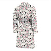 Koala Print Pattern Men Long Robe-grizzshop