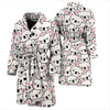 Koala Print Pattern Men Long Robe-grizzshop