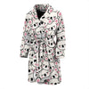 Koala Print Pattern Men Long Robe-grizzshop