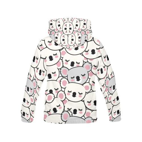 Koala Print Pattern Men Pullover Hoodie-grizzshop