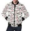 Koala Print Pattern Men's Bomber Jacket-grizzshop