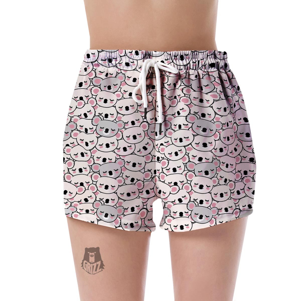 Koala Print Pattern Women's Shorts-grizzshop
