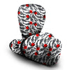 Koi Fish Carp Japanese Print Pattern Boxing Gloves-grizzshop