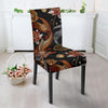 Koi Fish Crochet Lotus Pattern Print Chair Cover-grizzshop