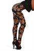 Koi Fish Crochet Lotus Pattern Print Women Leggings-grizzshop