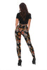 Koi Fish Crochet Lotus Pattern Print Women Leggings-grizzshop