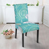 Koi Fish Lotus Pattern Print Chair Cover-grizzshop