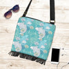 Koi Fish Lotus Pattern Print Crossbody Bags-grizzshop