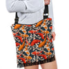 Koi Fish Pattern Print Crossbody Bags-grizzshop