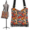 Koi Fish Pattern Print Crossbody Bags-grizzshop