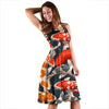 Koi Fish Pattern Print Dress-grizzshop