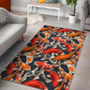 Koi Fish Pattern Print Floor Mat-grizzshop