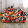 Koi Fish Pattern Print Loveseat Cover-grizzshop