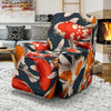 Koi Fish Pattern Print Recliner Cover-grizzshop