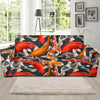 Koi Fish Pattern Print Sofa Covers-grizzshop