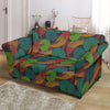 Koi Fish Print Pattern Loveseat Cover-grizzshop