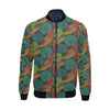 Koi Fish Print Pattern Men's Bomber Jacket-grizzshop