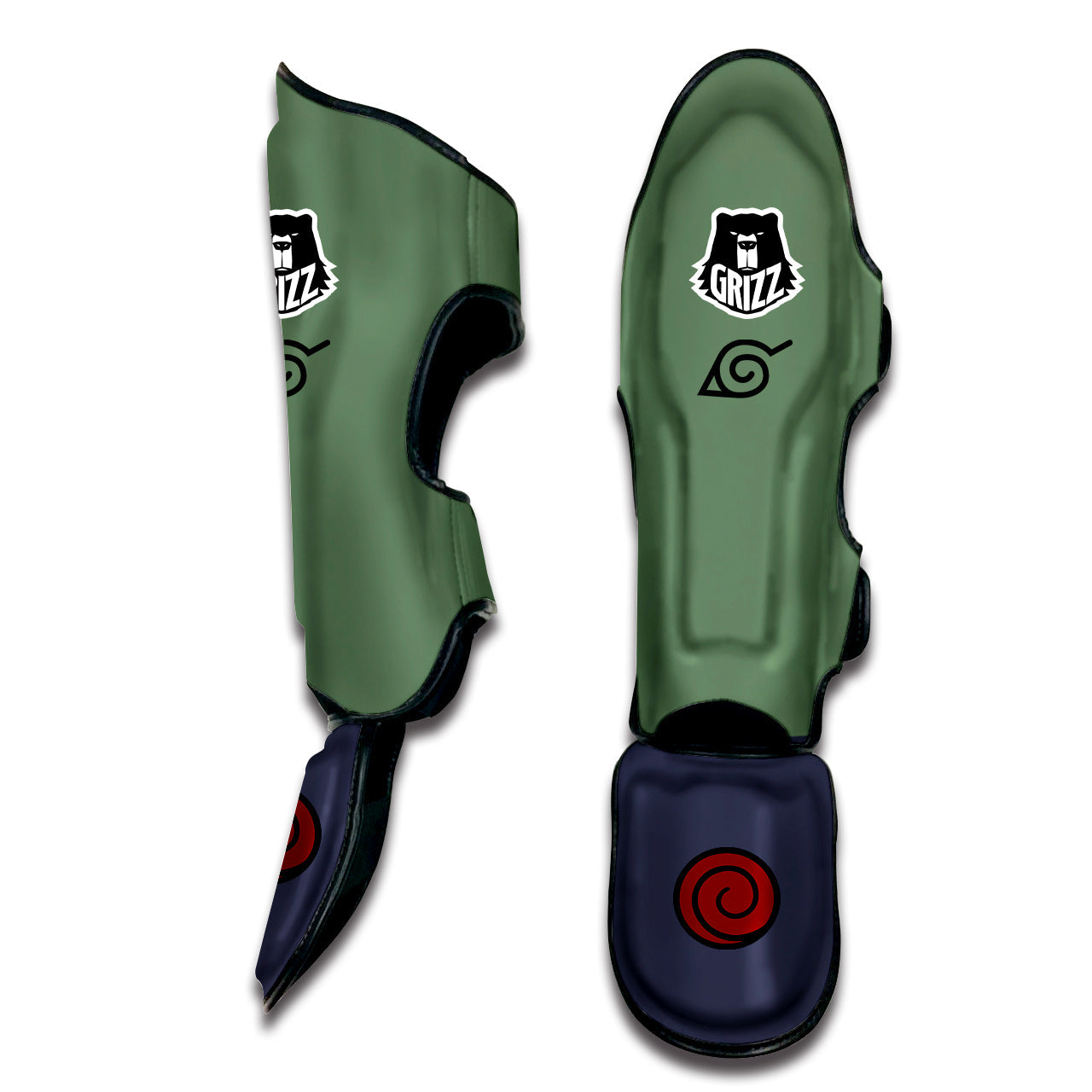 Konoha Ninja Muay Thai Shin Guards-grizzshop