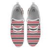 Kowhaiwhai Maori Print Pattern White Athletic Shoes-grizzshop