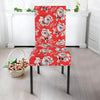 Krampus Christmas Print Pattern Chair Cover-grizzshop