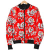 Krampus Christmas Print Pattern Men's Bomber Jacket-grizzshop