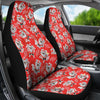 Krampus Christmas Print Pattern Universal Fit Car Seat Covers-grizzshop