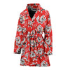 Krampus Christmas Print Pattern Women Long Robe-grizzshop