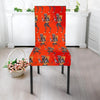 Krampus Pattern Print Chair Cover-grizzshop