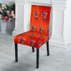 Krampus Pattern Print Chair Cover-grizzshop