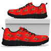 Krampus Pattern Print Sneaker Shoes For Men Women-grizzshop