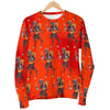 Krampus Pattern Print Women's Sweatshirt-grizzshop