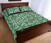 Krampus Print Pattern Bed Set Quilt-grizzshop