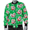 Krampus Print Pattern Men's Bomber Jacket-grizzshop