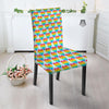 LGBT Heart Rainbow Print Pattern Dining Chair Slipcover-grizzshop