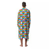 LGBT Heart Rainbow Print Pattern Men's Robe-grizzshop